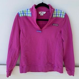 Vineyard Vines Classic 1/4 Zip Cotton Shep Shirt